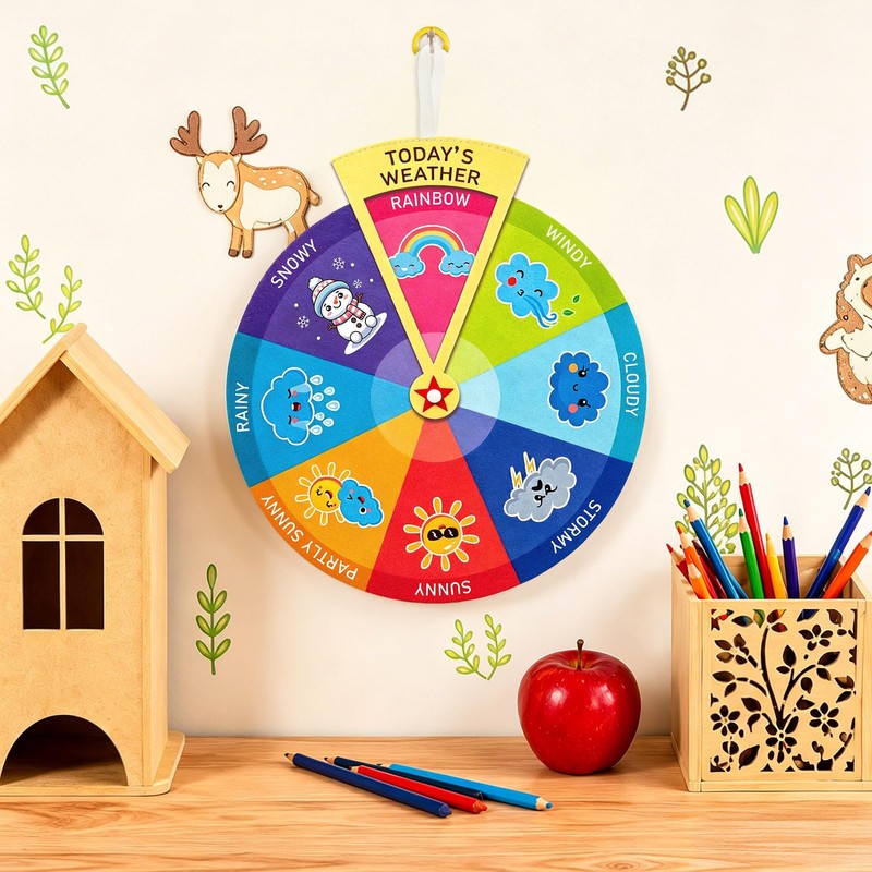 Weather Wheel for Kids Weather Chart for Classroom Preschool Decor
