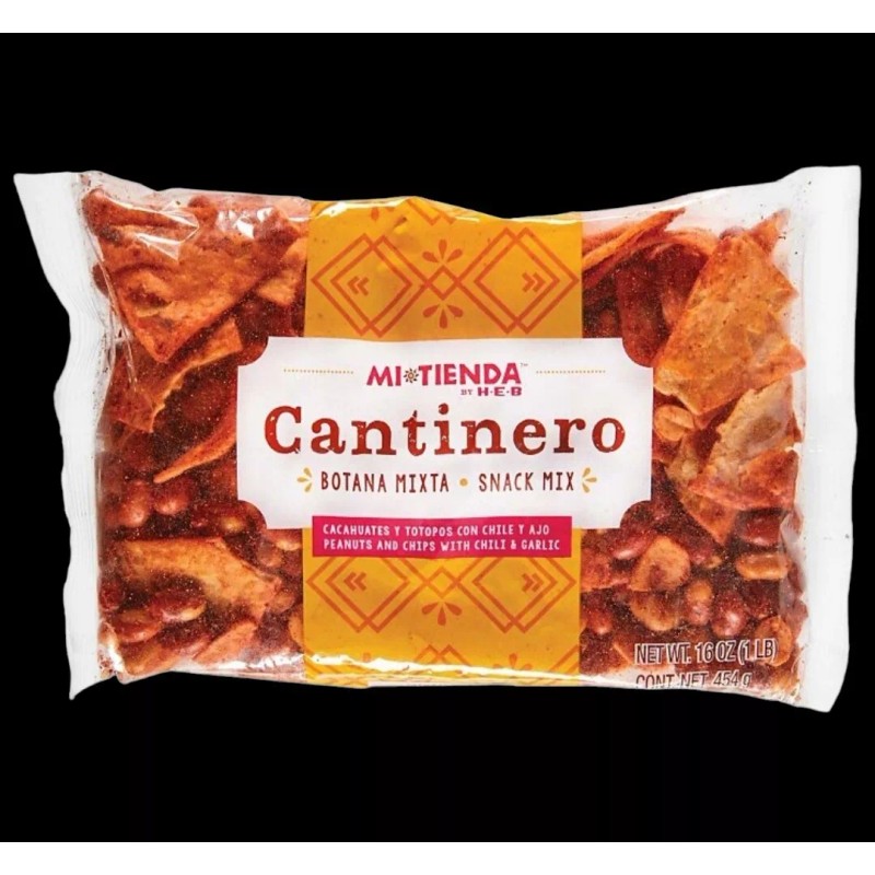 mi tienda Cantinero Snack Mix, Botana Mixta 16oz Bag, Chile