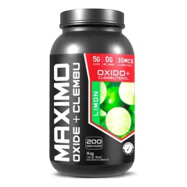 Óxido  Clembu Maximo Protein 1kg Pre Entreno 200 Servs                                                                                                