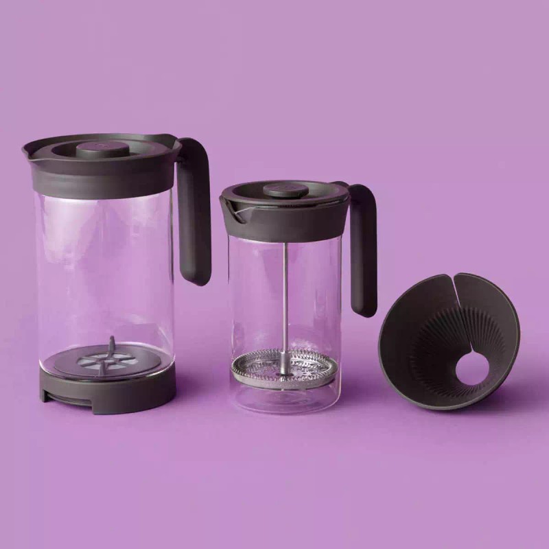 Chef'n Chef’n, 3-in-1 Cold Brew Glass Coffee Cold Brew, Pour