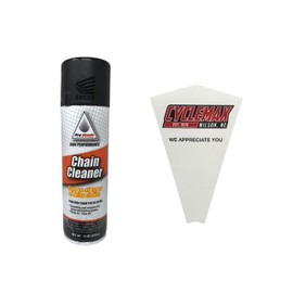 CYCLEMAX One Pack compatible with Honda Chain Cleaner 08732-CHC00 Contains One 15oz Can and a Funnel
