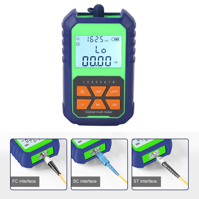 Optical Multi Meter Portable Mini Power Fiber Optic Cable Tester