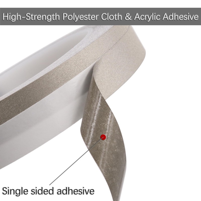 GENNEL Conductive Cloth Fabric Adhesive Tape 30mm x 20M (1.2in