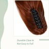 Claw On Ponytail Extension Matte Material 18 Inch/45cm Curly Wavy