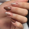 MISUD Press on Nails - Medium Almond Fake Nails with