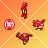 Euphaglaia Hero Charms for Clog Shoes Decoration, Superhero Charms Accessories