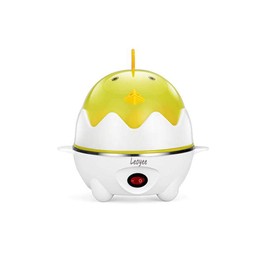 Leoyee Egg Cooker for 1-7 Eggs with Indicator Light Automatic Shut-Off (Yellow)