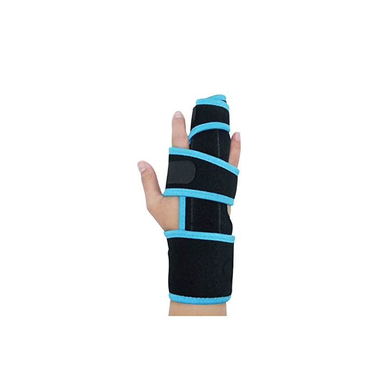 Adjustable 2 Finger Splint with Aluminum Strip, Adults Teens Finger
