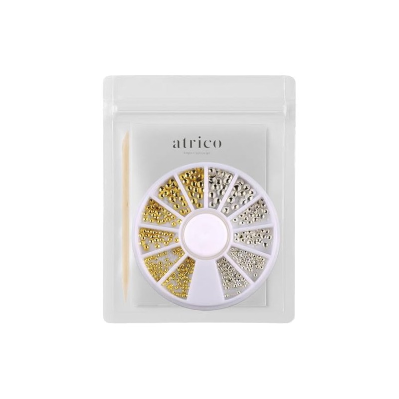 atrico Round Studs (with Slide Case and Stick) Nail Parts
