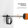 GEZIDEA String Light Hooks,Screw in Hooks for Hanging Christmas Light,Led