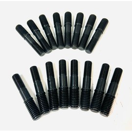 Set of 16 Rocker Arm Studs Compatible with small block Chevy 283 305 307 327 350 400 with 3/8 Rockers.