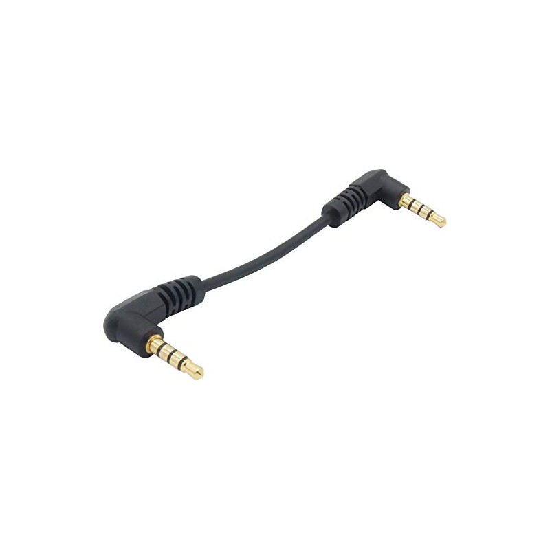 Audiophan Stereo Mini Plug Audio Cable 3.5mm 4 Pole Right