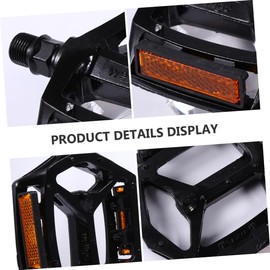BESPORTBLE 1pair Mountain Bike Pedals Lightweight Aluminum Alloy Cycling Pedals Anti-Skid Design Parts for Enhanced Grip and Safety