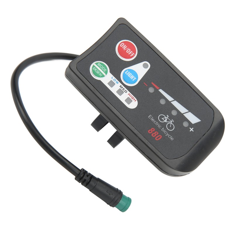 Electric Bicycle Display ABS Lightweight LED Display Meter With Waterproof