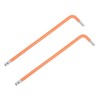 WorkBless 5mm Ball End Hex Key Wrench 2 Pcs, l