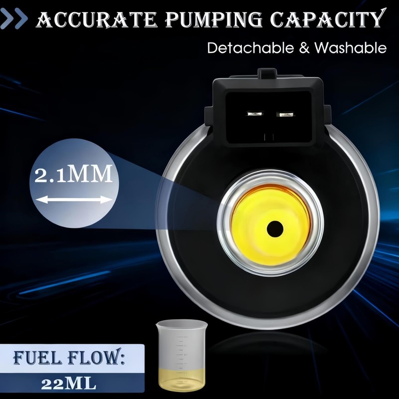 Diesel Heater Oil Fuel Pump, 12V/24V 22ML Quieter Gas Air
