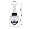 O&W Security Dummy Speed Dome Solar Camera with Lens and