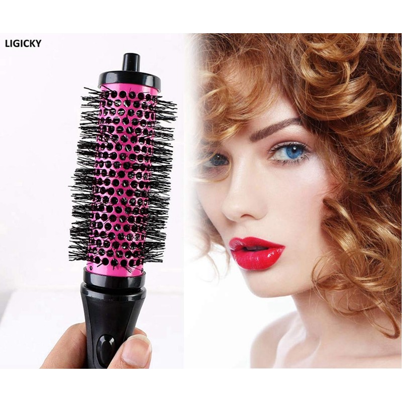 LIGICKY Hair Brush Set Round Brush with Removable Rollers, Round
