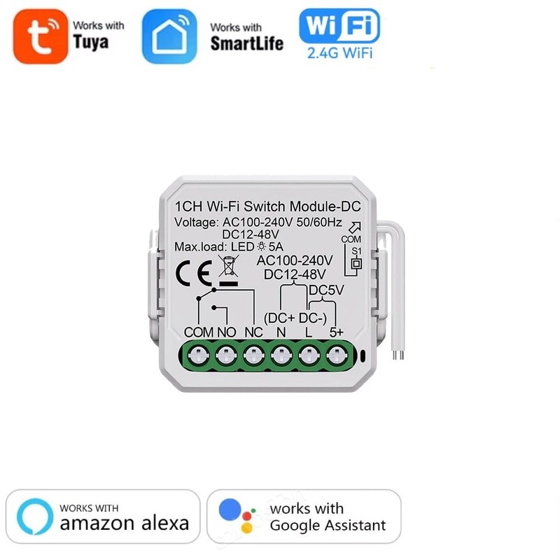 Tuya Smart Life App 1 Channel DC 5V 24V 32V