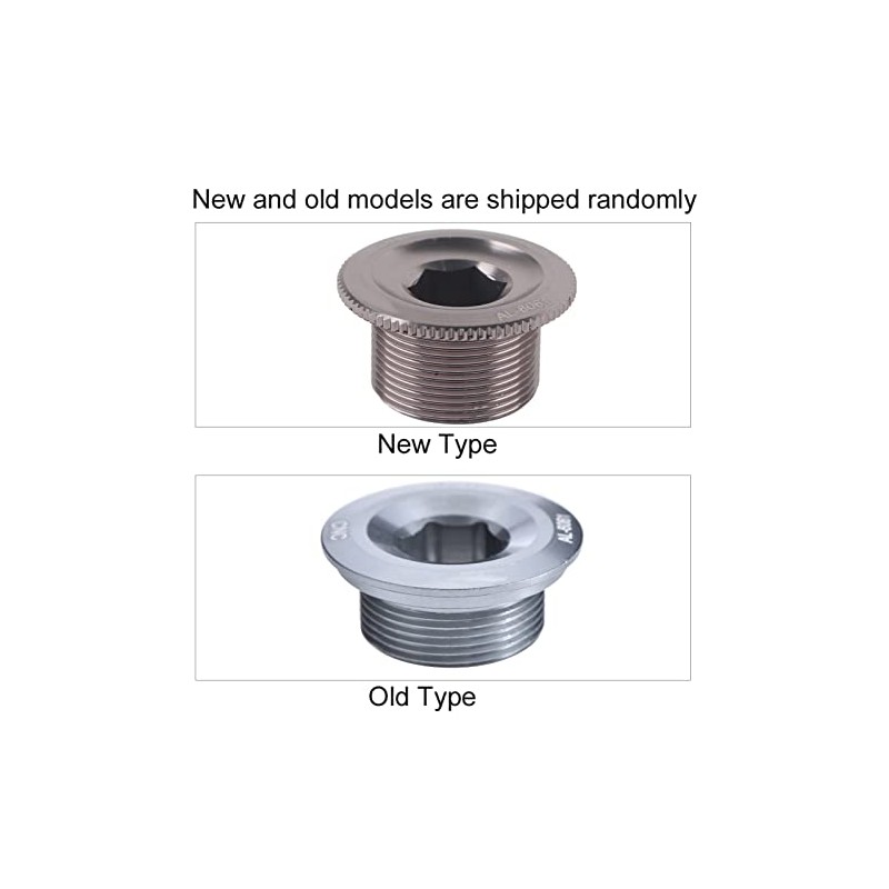 Keenso Bicycle Crank Bolt, Bicycle Aluminium Alloy Crank Bolt BB