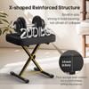 OLIXIS Adjustable Padded Keyboard Bench, X-Style Collapsible Piano Guitar Stool