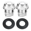 2 Sets Coffee Percolators Knob Replacement Knob Top and Washer