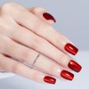 modelones Uñas postizas Modelones Red Cat Eye, diseño de ojos