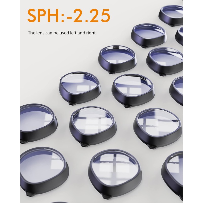 Amavasion Glasses Lenses Compatible with Quest 3S/2, VR Lenses Insert