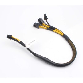 Heretom Mini 8 Pin to 6 Pin and 8 Pins GPU Power Cable Riser to GPGPU 0TR5TP TR5TP for Dell R740 R740xd