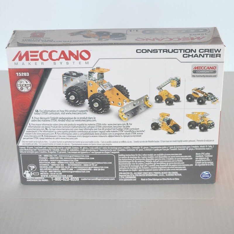 Meccano Maker System - Construction Crew 5 Models - 95