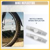 REPAIROCK Bike Reflectors Bicycle Warning Reflector for Bike Bicycle 4.49"x1.10"x0.39"