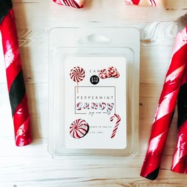 3 Pack Peppermint Scent Made in USA Fragrance Wax Melts Luxury Premium Soy 3 2.4 ox Clean Ingredients Long Lasting Home