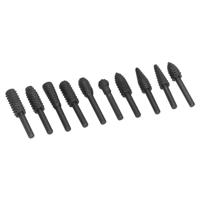 10Pcs Carving Bit Set Electric Rotatable Efficient Multifunctional Grinding Head