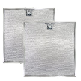 WA0575 Range Hood Filter 14-3/8" x 13-1/2" - 2 Pack, 5-Layer Aluminum Mesh Grease Filter Replacement for Vissani 30-inch Pyramid or Wall Mount Range Hood