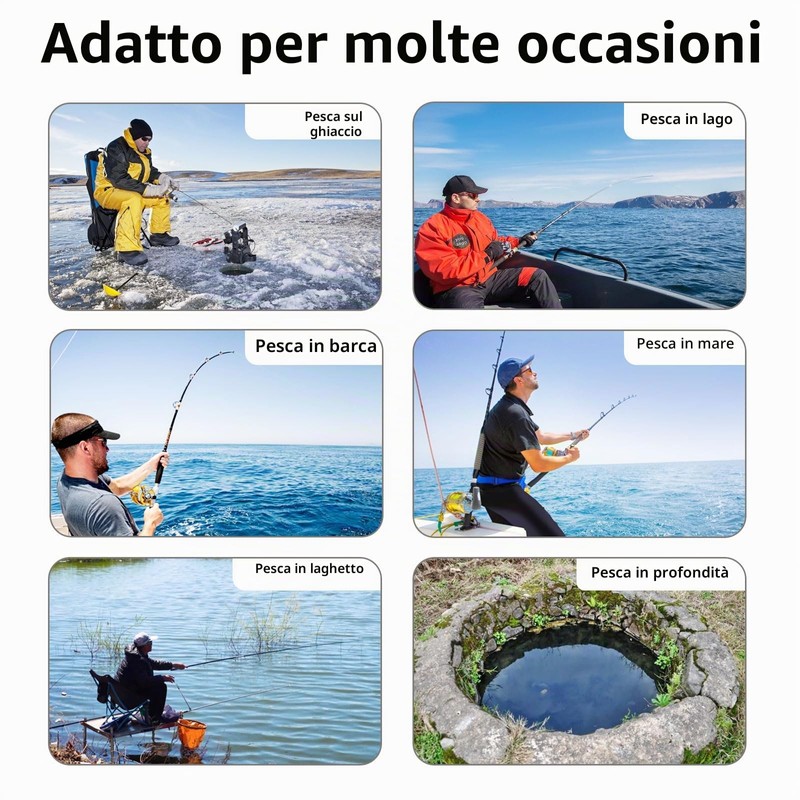 Fotocamera Fish Finder, telecamera da pesca subacquea da 5000 mAh