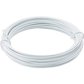 TRUSCO(トラスコ) カラー針金 小巻タイプ・20番手 白 線径0.9mm TCWS09W