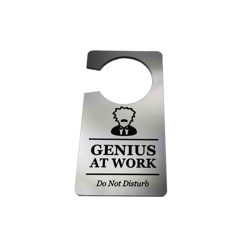 Genius At Work, Do Not Disturb - Generic Silver, Room,