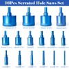 Diamond Hole Saw Tile Drill Bits Kit - 16PCs Crack-Free