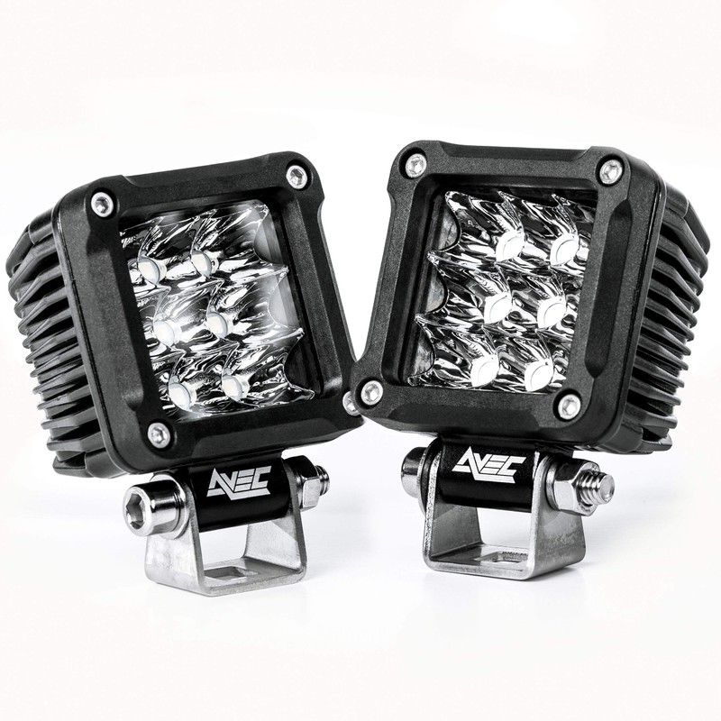 Avec 2 pc 2 Inch Cubix Series 18w LED Work