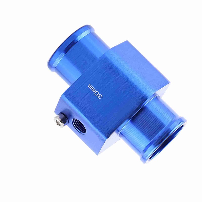 Qiilu Universal Metal Car Water Temp Joint Pipe Hose Temperature