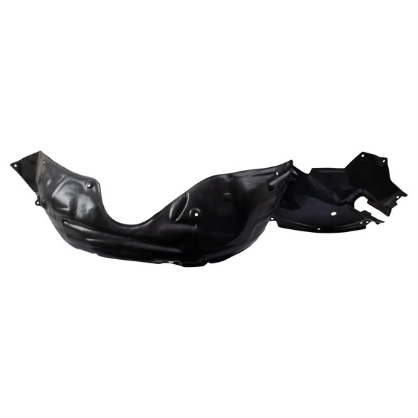 TRQ TRQ Front Right Inner Fender Liner Black Passenger Side