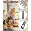 2 PCS Pet Comb with Long & Short Stainless Steel