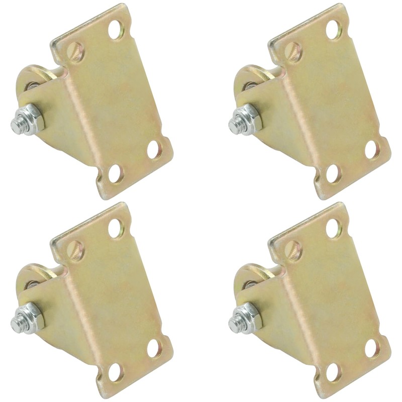 4 PCS Heavy Duty Gate Wheels Rigid Track Pullyes,Colored Steel
