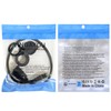 YINGAYOU Ethernet Threaded Fixed Extension Cable 1000Mbps RJ45 Male to
