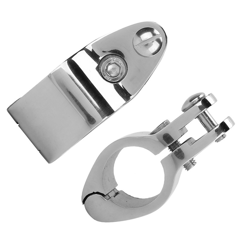 2pcs Stainless Steel Boat Marine Hinged Upper Jaw Slide Hardware