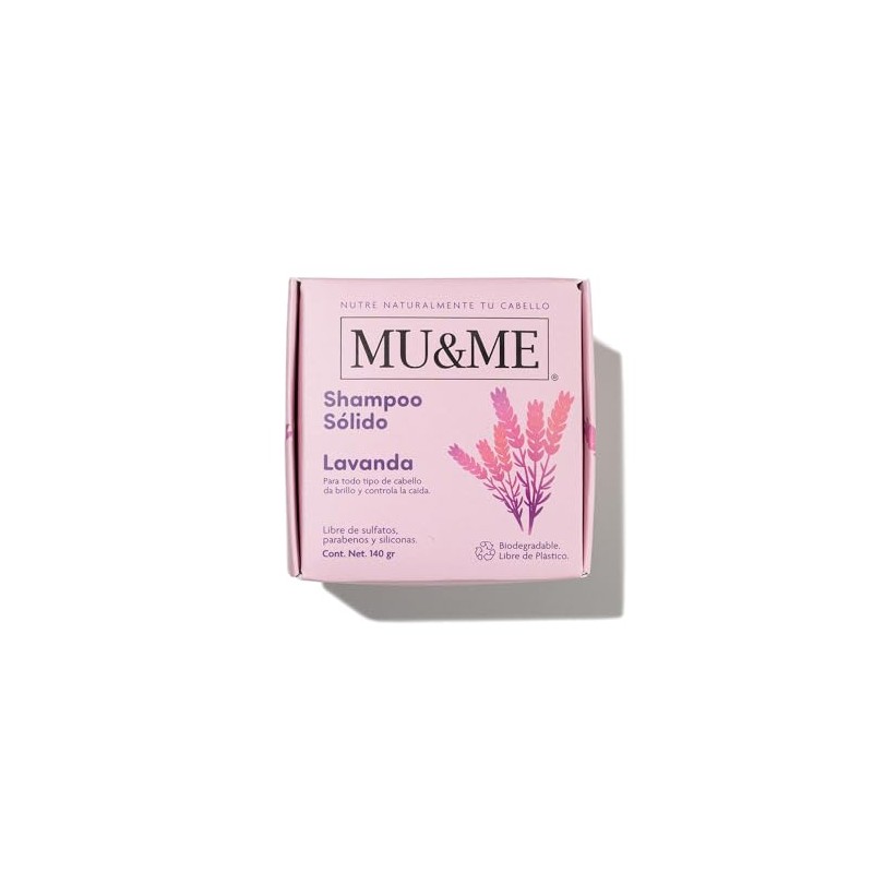 MU&ME Shampoo en Barra para Crecimiento y Control Caída -