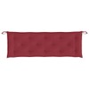 SKM Garden Bench Cushion Set of 2 Wine Red,Red (Weight