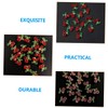 Abaodam 2sets Nail Pearls Gems DIY Charms for Women Cherry