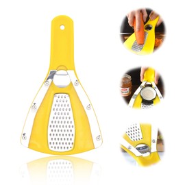 KASESSS 3-in-1 Multifunctional Can Opener, Bottle Opener, Kitchen Gadgets, Bottle Opener for Seniors, Jar Opener, Screw Lid Opener, Household Helper, Julienne Cutter for Women, Seniors, Practical