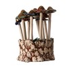 Pacific Giftware 12 Piece Ceramic and Resin Mushroom Picks with